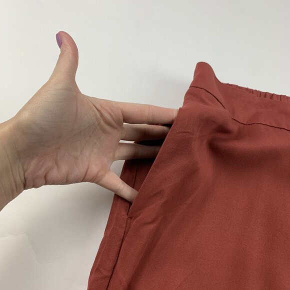 Old Navy Cherry Birch Challis Wide Leg Playa Pant 2X New - Picture 3 of 6